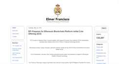 Desktop Screenshot of elmerfrancisco.org